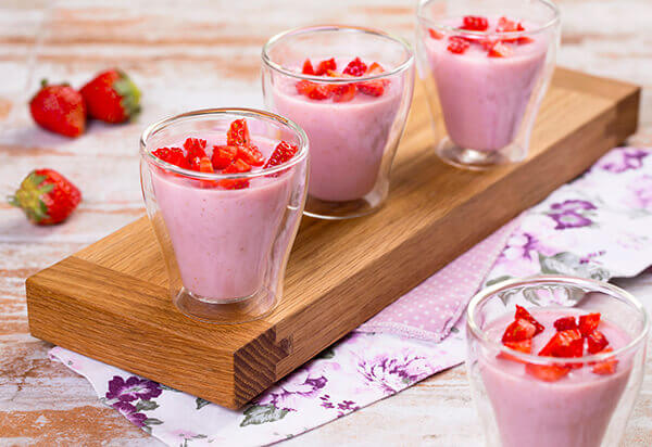 mousse-de-morango